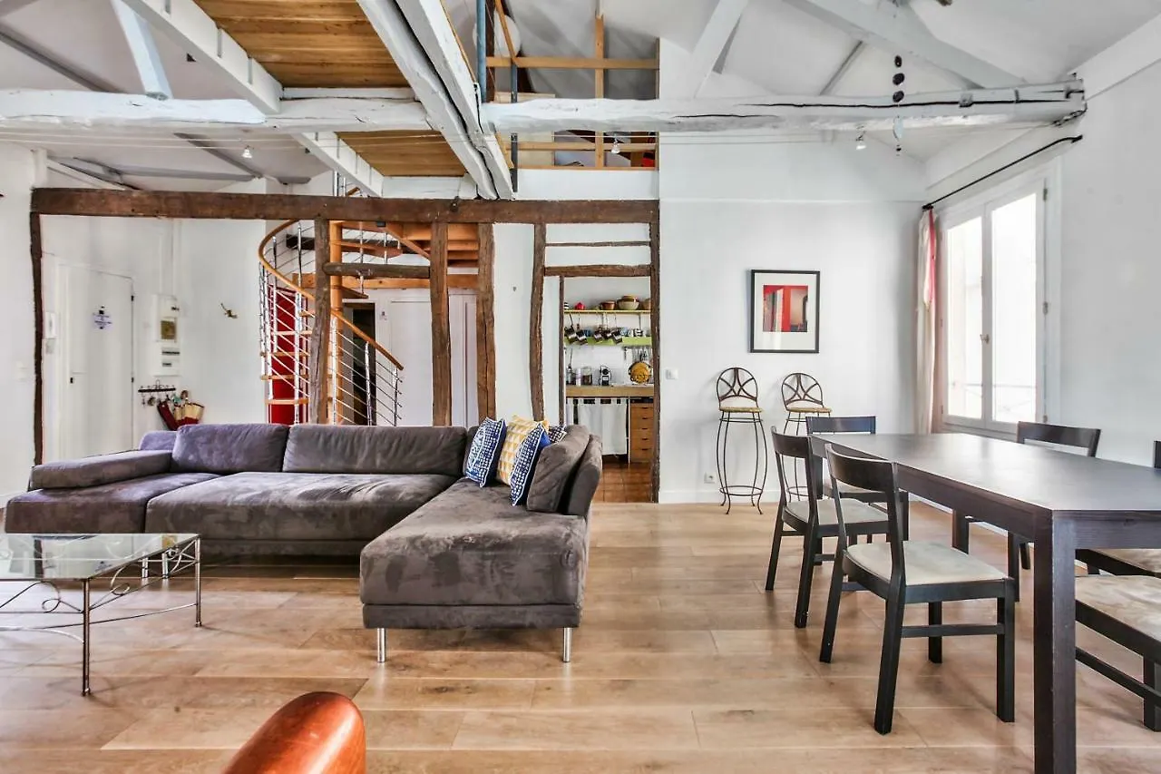 דירה Charming Duplex Bastille By Weekome